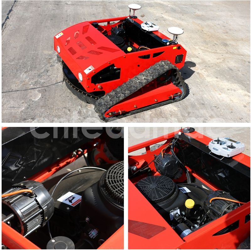 Tracked lawn mower