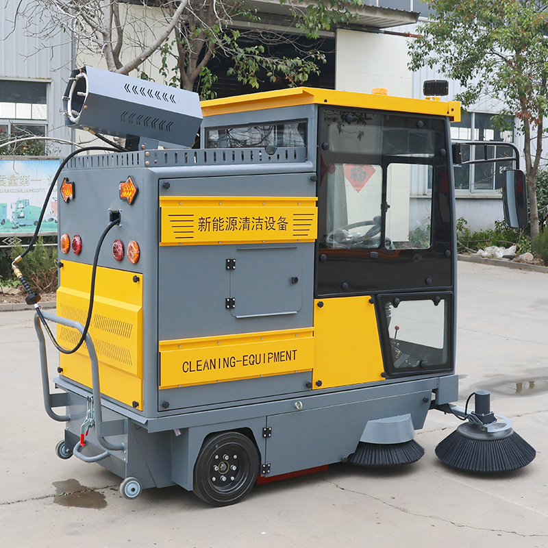New energy sweeping vehicle