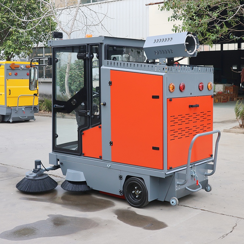 Factory sweeping vehicles