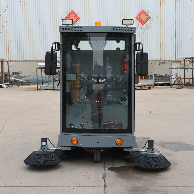 Factory sweeping vehicles