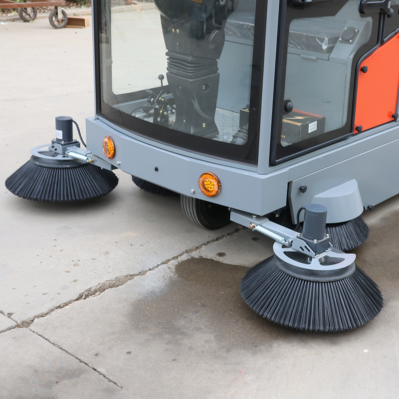 Factory sweeping vehicles