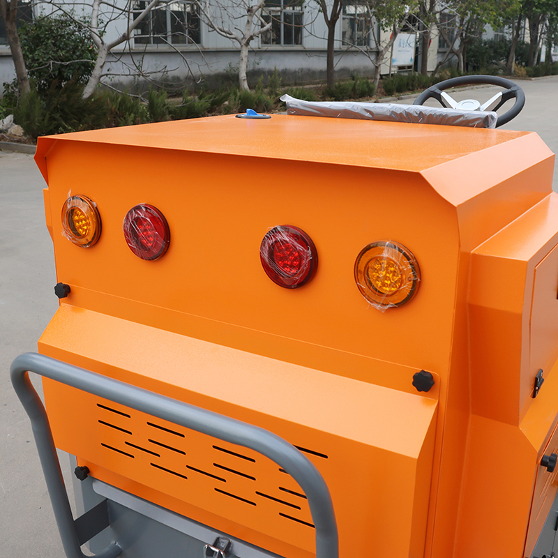 dual-fan electric sweeping vehicle