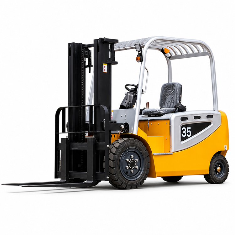 Mast and lifting system of a 3.5 ton electric forklift
