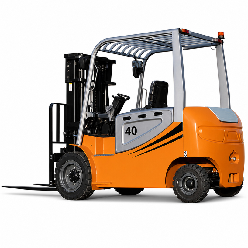 Body and operator area of LEAD 4 ton electric forklift