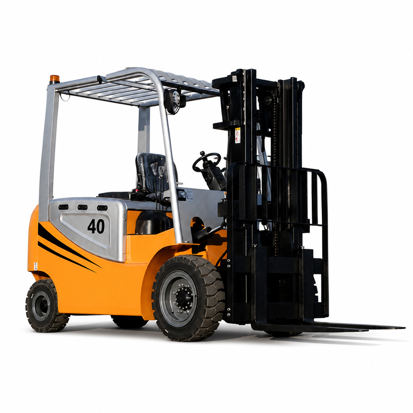 Mast and lifting system of a 4 ton electric forklift