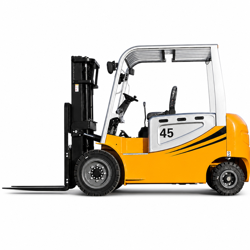 Side view of LEAD 4.5 ton electric counterbalance forklift