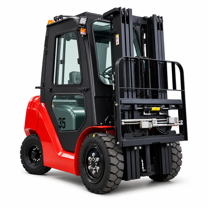 LEAD 3.5 ton diesel forklift for industrial material handling