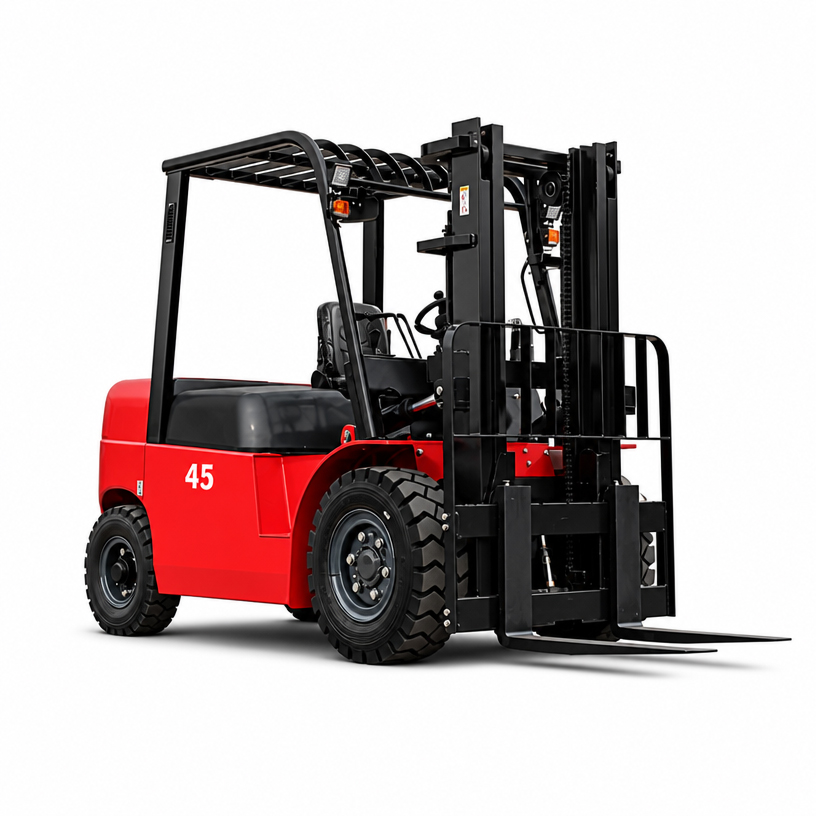 Side view of LEAD H45 4.5 ton diesel forklift