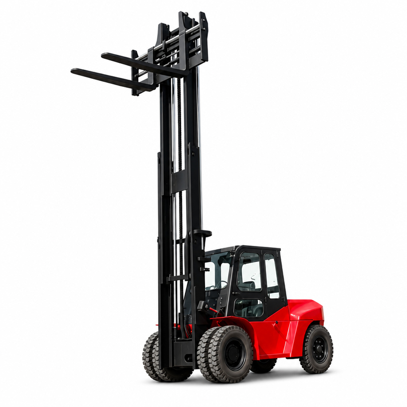 Mast and lifting system of LEAD CPC100 diesel forklift
